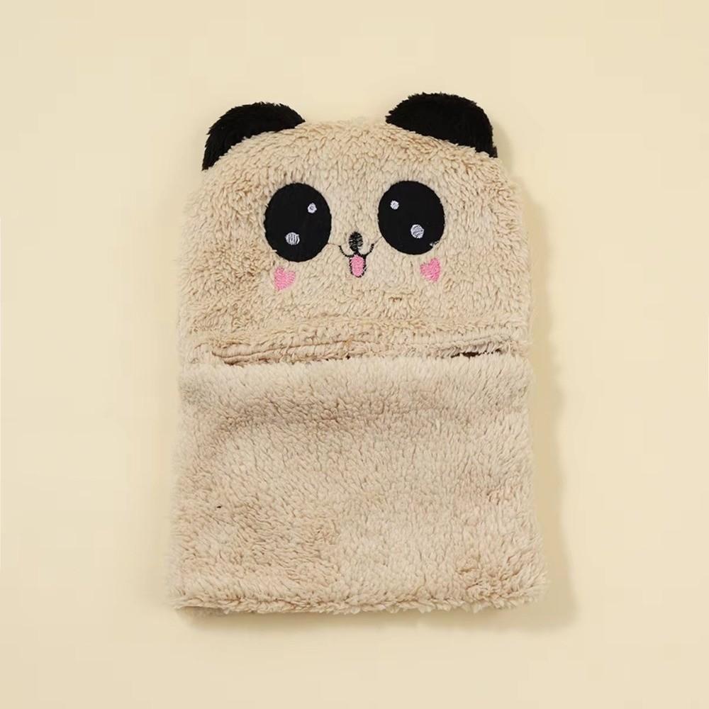 Panda Children Beanie Caps Cartoon Kids Plush Hat Fashion Warm Bonnet Scarf for Girls Boys