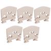 5Pcs Violin Bridge Maple Wood Replacement for 4/4 Size Musical Instrument Accessories