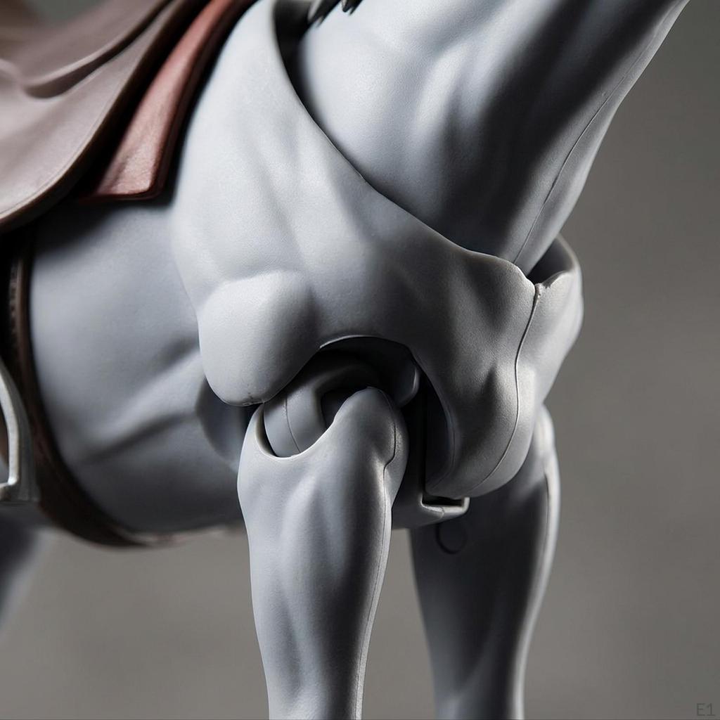 Movable Articulated Horse Figure | Jointed, Figurine, for Desk Decor