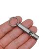 Multistyles Waterproof Titanium Whistle Portable Camping Hiking Whistle  Outdoor EDC Tool