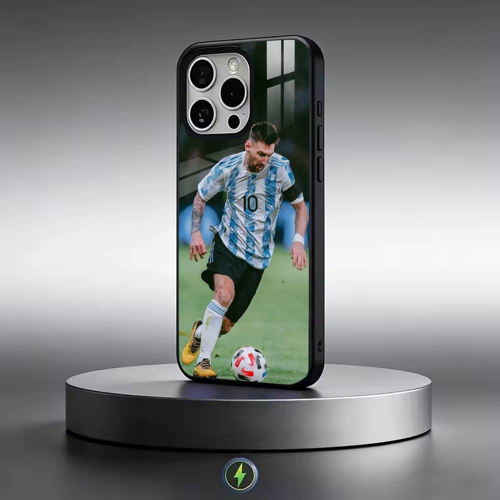 Fußball S-Star M-Messi-i Handyhülle Für iPhone17,16,15,14,13,12,11 Plus,Pro Magnetisch mit Magsafe Kabelloses Laden