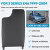 For BMW 3 Series E46 1999-2004 Car Center Console Armrest Box Cover Storage Box Cover Plate 51168218307