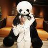 Panda Plush Scarf Toy Cartoon Stuffed Doll Decoration Kids Gift Cushion Back