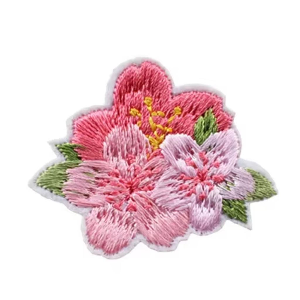 Repair Patches Sew On/Iron On Patches Flowers Embroidered Patches Applique Patches for Hat Backpacks Decorations