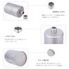 Boundless Voyage Titanium Hip for Whiskey and with Storage Bag Flask, 200ml, Rust-Resistant, Ultra-Lightweight, Portable, Sake, (Ti3068D)