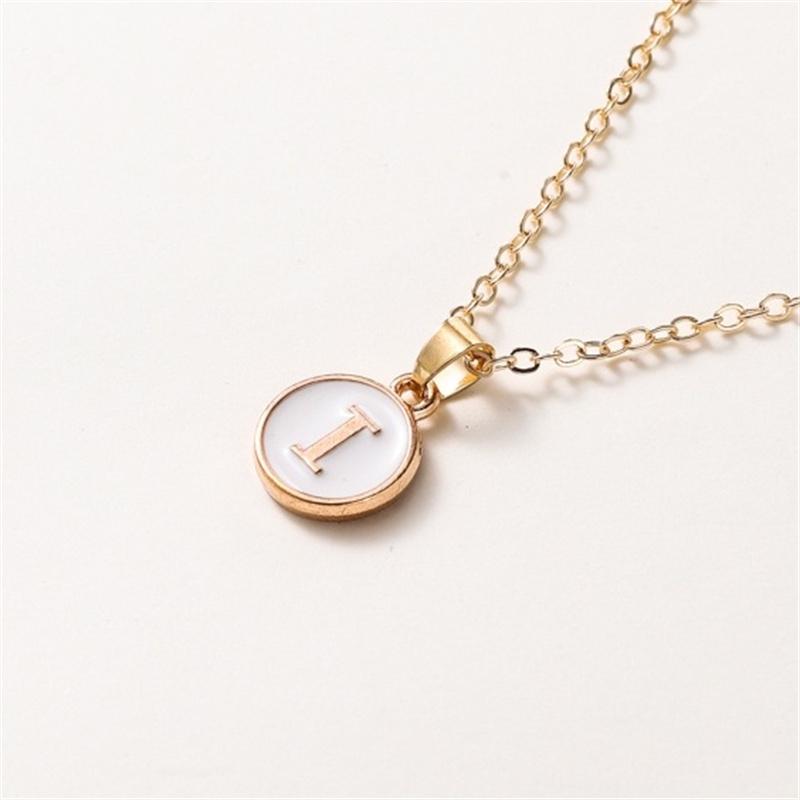 2025 New Fashion Personalized 26 Initials Charm Necklace For Women Men Premium Design Name Necklace Ladies Jewelry Gift