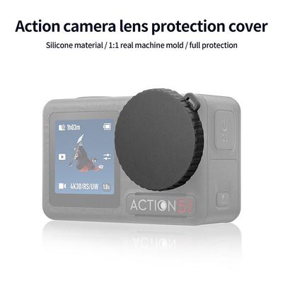 Sport Camera Silicon Protective Case Set With Len Cap Screen Protector And Hanging Rope For For Dji Osmo Action 5 Pro