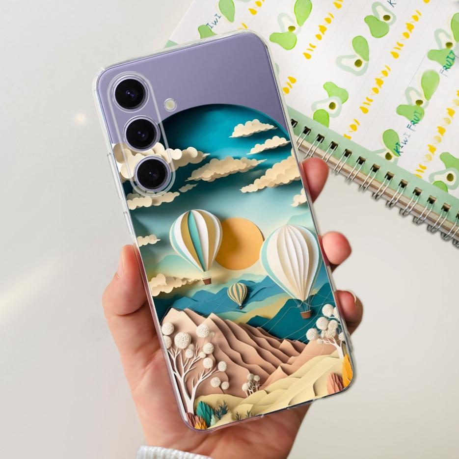 For Samsung Galaxy S24 Plus Case SM-S926B Cute Fashion Painted Cover Soft Slim Phone Case For Samsung S24 Ultra S 24 S24+ Fundas