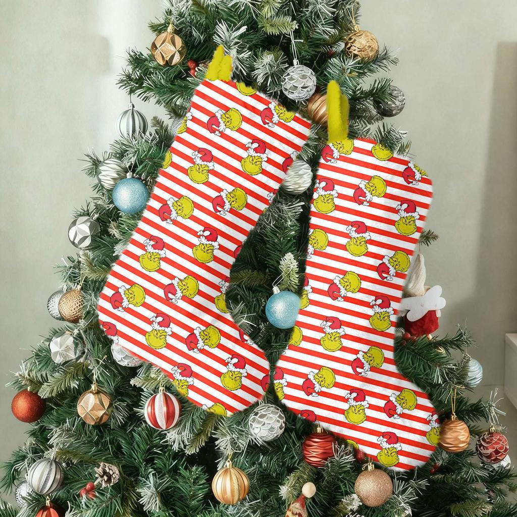 Vánoční punčochy ozdoby vánoční stromek dekorace přívěsky