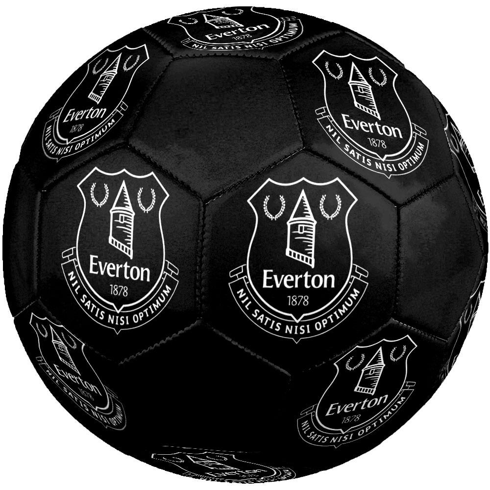 Everton FC Size 5 Soccer Ball, Machine-Stitched PVC, Durable & High Bounce, All Ages Fit, fan merchandise, matches & outdoor use.