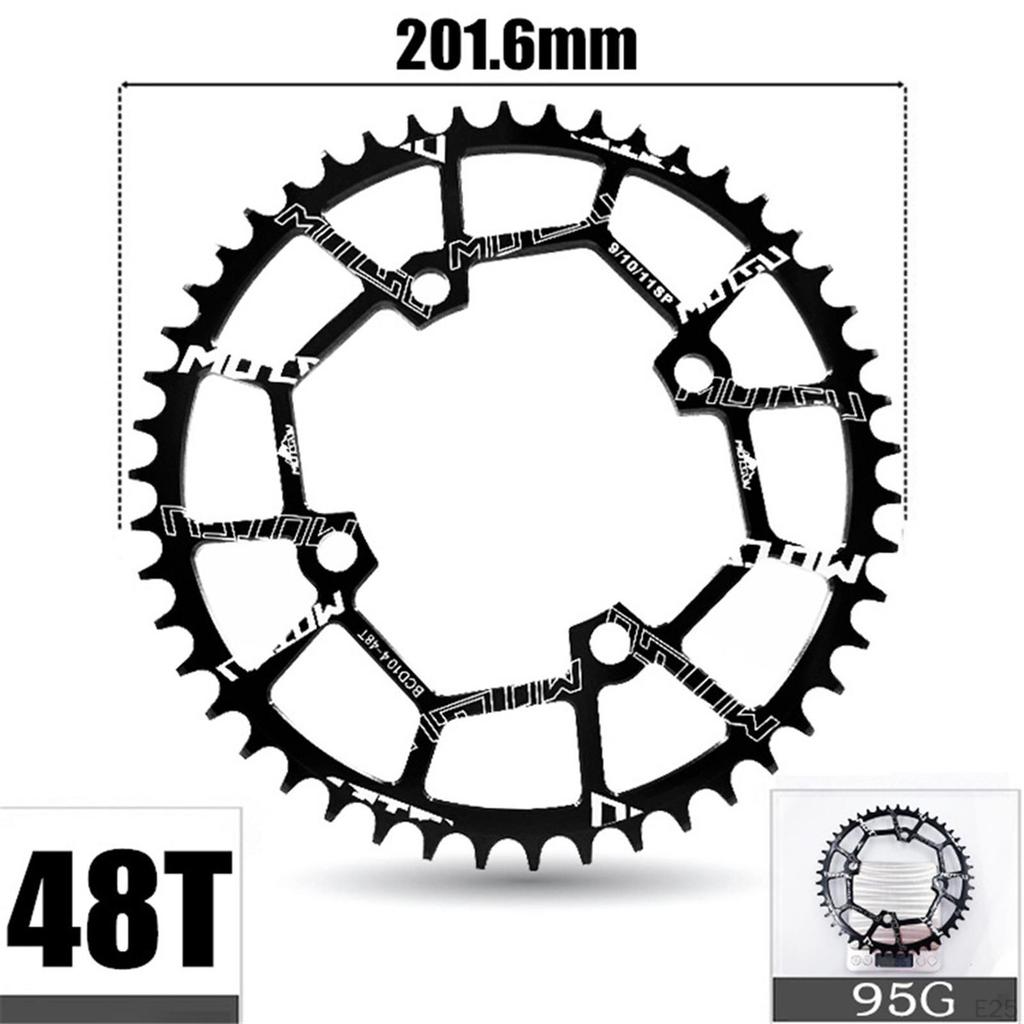 Chain 40T ~ 52BCD Road Bike Narrow Round Wheel Wide Sprocket Component Parts