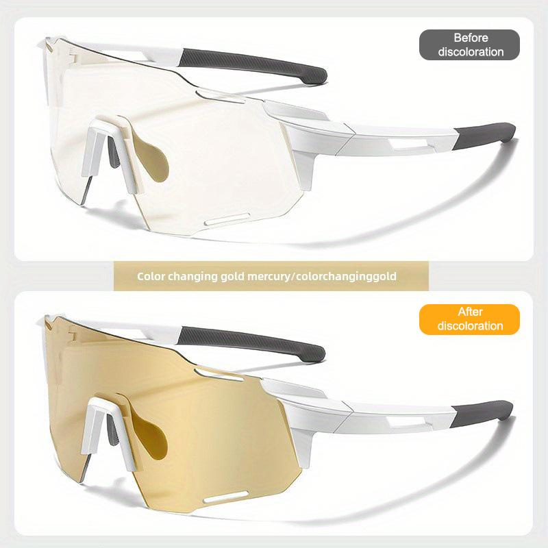 Photochromic Cycling Sunglasses For Men Women Bike Glasses Riding Driving Uv400 Mountain Bicycle Goggles Eyewear Sports
