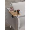 Side Table Adjustable Tray Rectangular Decorative Modern Horizontal Vertical Sofa Table Walnut