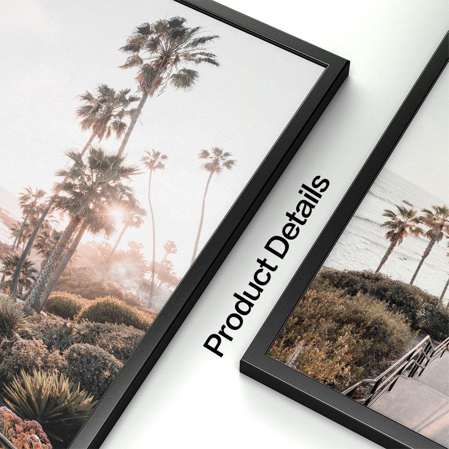 Sunset Beach Coconut Tree Bridge Shell Bird Wall Art Living Room Decoration Canvas Painting Nordic Posters And Prints Pictures