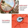 Convex Mirror Outdoor 17.72 Inch Road Safety Convex Mirror Adjustable Parking Garage Round Convex Traffic Mirror Fish Eye Mirror