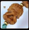 Handmade India Sandalwood Pendant: Creative Child Keychain or Car Ornament