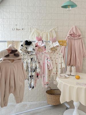 Children's Fleece-Lined Romper 88350: Cute & Cozy Winter One-Piece Suit