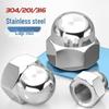 304 Stainless Steel Dome Head Decorative Nut Cap