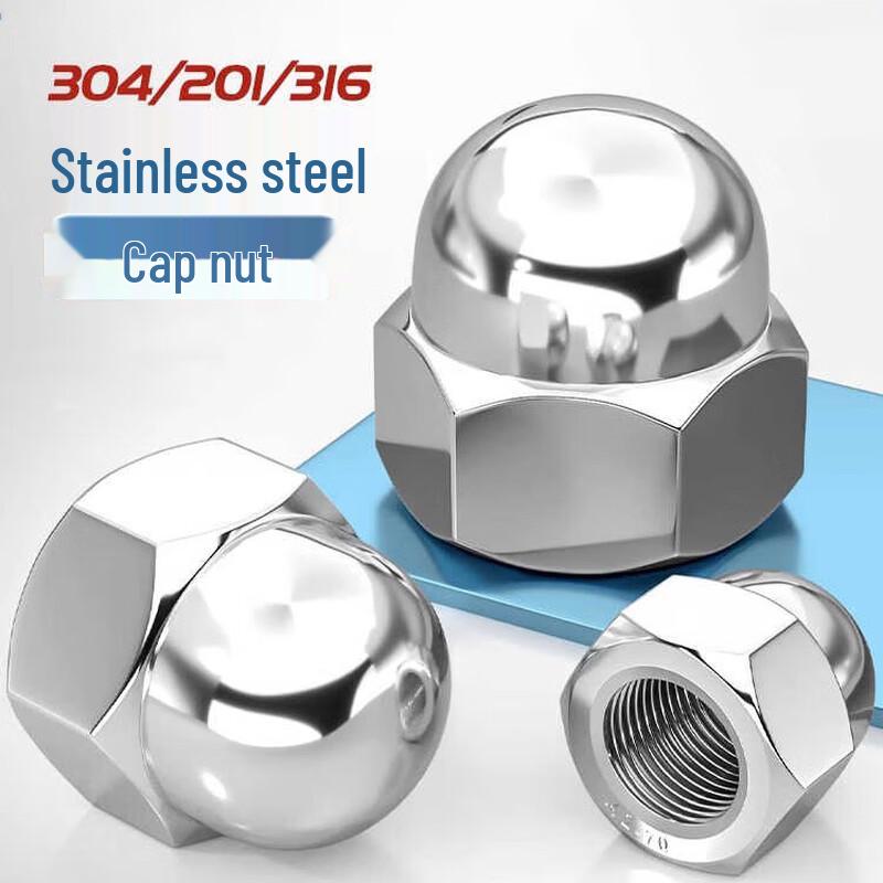 304 Stainless Steel Dome Head Decorative Nut Cap