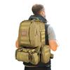Tactical Backpack for Men Women, Large Waterproof Military Backpack Detachable Molle Backpack Army Assault Pack (Khaki)