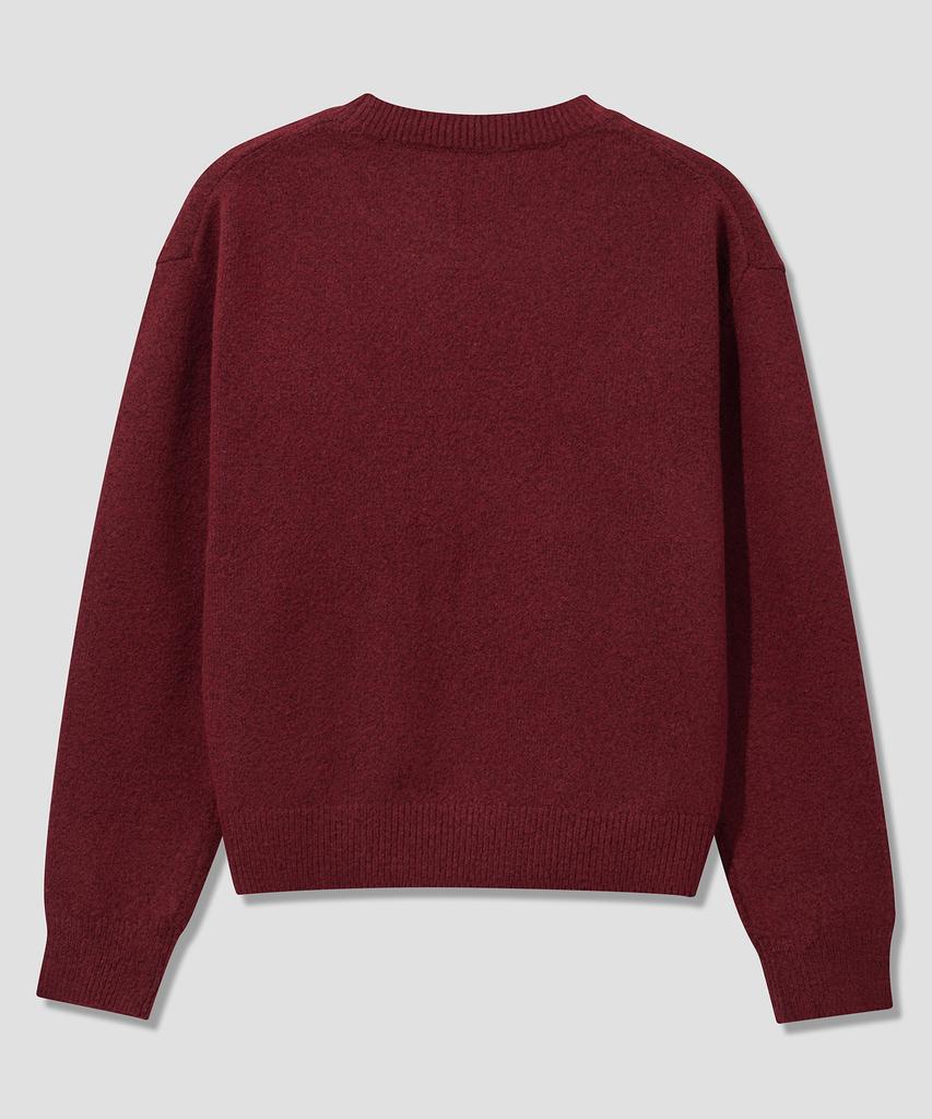 AGOD Essential Crop Knit [Red]