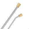 2 Pieces High Pressure Washer Extension Wands Extended Rod Cleaning Tools Accs Stainless