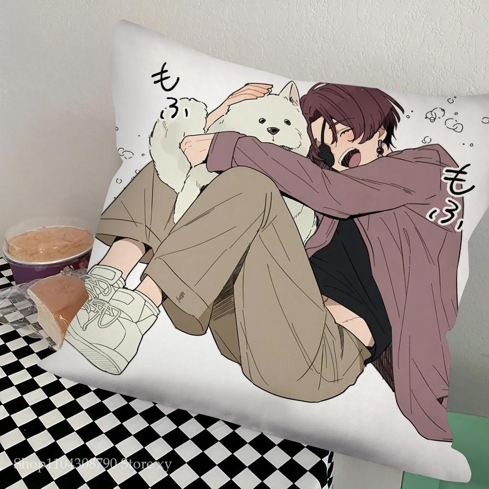 W-WIND B-BREAKER Animationskuddfodral Fyrkantig kudde Sovrum Soffa Fritidskomfortkudde Bil Vardagsrum Hemdekoration