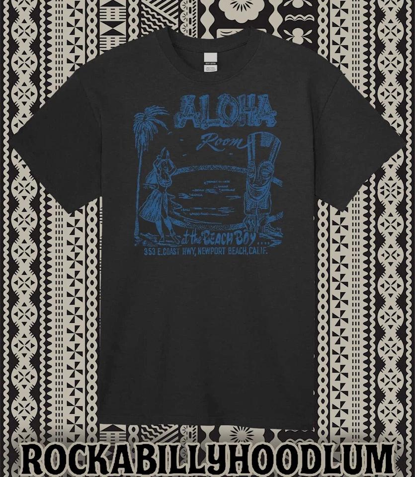 

Retro Tiki Tee T Shirt Rum Mug Restaurant Bar Cocktail Aloha Room Newport Beach S