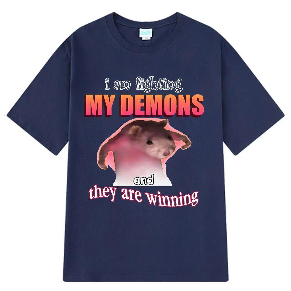 Pánské zábavné tričko s potiskem myši s krátkým rukávem, letní, ležérní, všestranné, pouliční atmosféra, cool, prodyšné, nadměrné