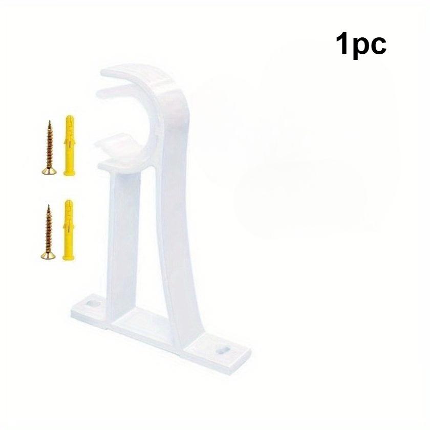 Curtain Rod Bracket, Heavy Duty Metal Wall Mount Support for Curtain Poles