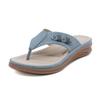 Scarpe Estive 2026 Sandali Donna Piatte Vacanza Marca Sandali da Donna Stile Boemo Nero Blu Taglia Grande 42