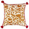 Set of Golden Brown Cushion Covers (4 Things), URSPRUNGLIG Cushion Cover White/Golden-brown Set, IKEA