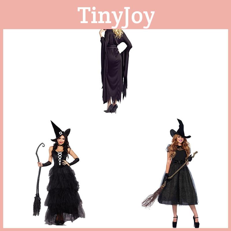 Outfit Womens Halloween Witch Cosplay Enchantress Costume Sleeveless Fancy Dress
