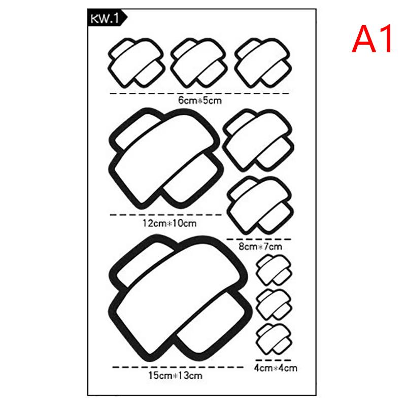 

[Q]10Pcs/Sheets Patch Cover Band-Aid Fuel Tank Sticker Bandage Design Decals Decoration Body Block Stickers