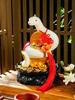 Home decoration accessories White Python Statue Wealth acquisition ornaments Viper  Zodiac Snake Resin handicrafts 1pcs