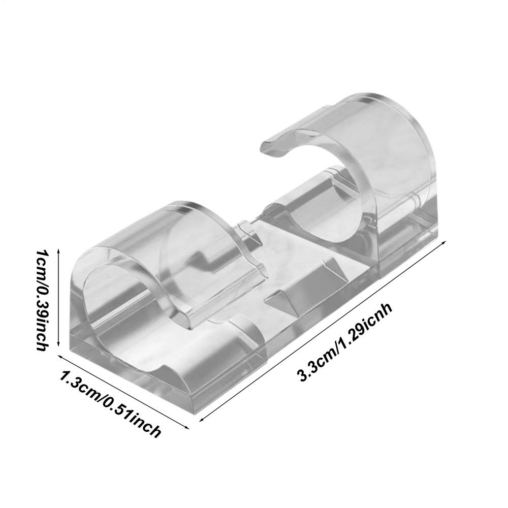 

USB Cable Wire Cord Clip No Drilling Transparent Multi-Model Under Desk Cable Clip Adhesive Wire Holder Keeper Organizer белый