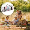 New Bohemia Retro Aluminum Film Base Foldable Picnic Blanket with Storage Rope Composite Process Camping Waterproof Damp-Proof Mat Outdoor Supplies