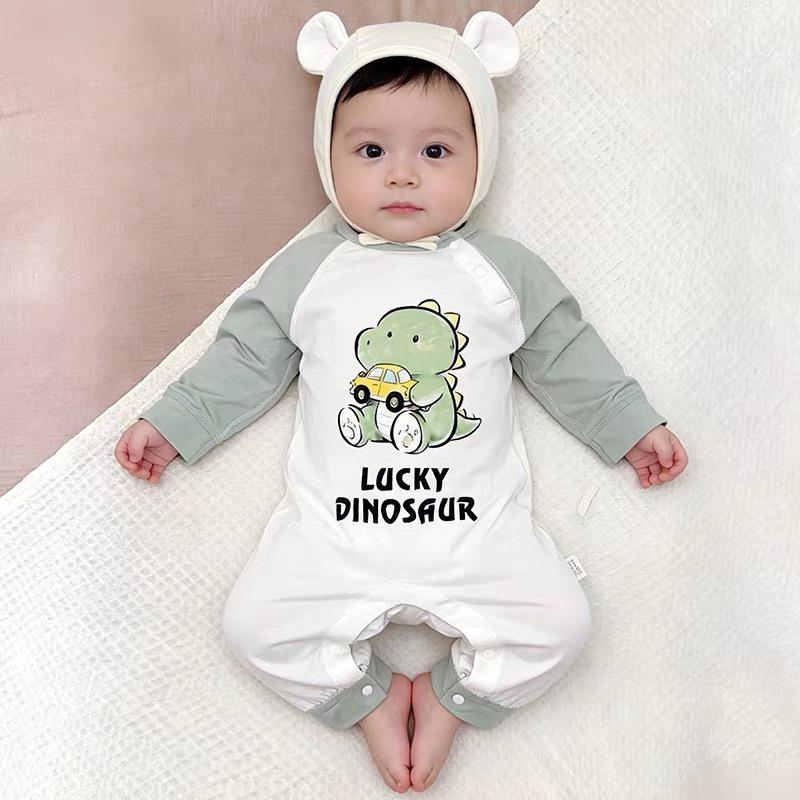 Modal Sommer Baby Langarm Strampler Schlafanzug für Neugeborene