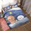 Bubu Dudu Carton Adorable Lovely Bear Kawai Beding Set 3D Printed Suitable for Bedrom Soft Duvet Cover Set With Pilowcases Home Textile