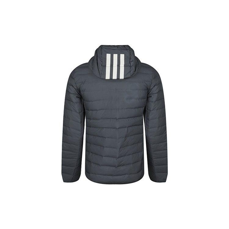 adidas Daunenjacken Herren Karbon Schwarz Mit Kapuze Moderat Andere DZ1420