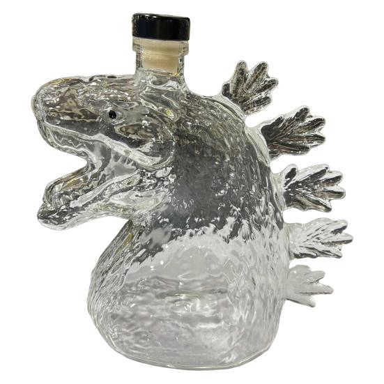 Szklany karafka do whisky Unikalny design Ręcznie wykonany szklany dozownik do likieru na bourbon Elegancka dekoracja domowego baru Pomysł na prezent dla miłośnika whisky