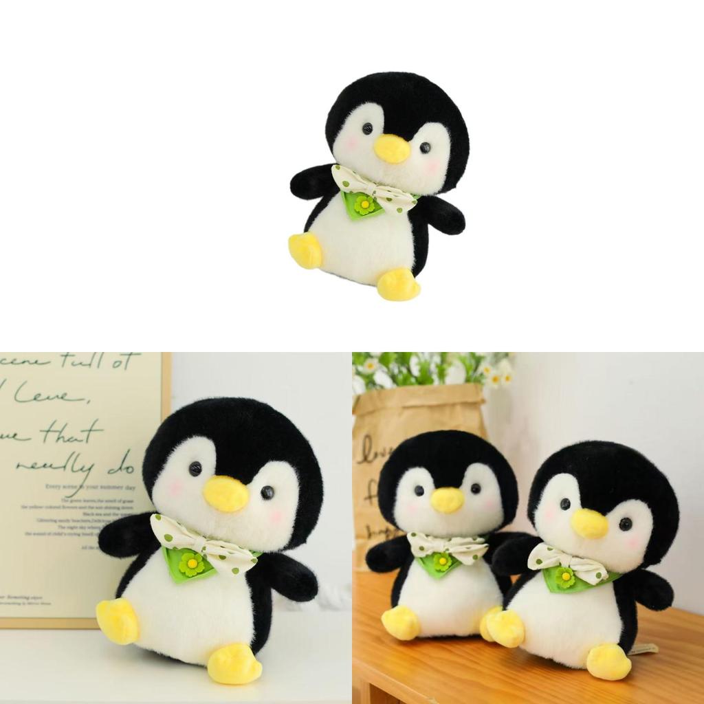 Penguin Kids Stuffed Animal Doll With Plush Exterior For Bedroom Or Playtime