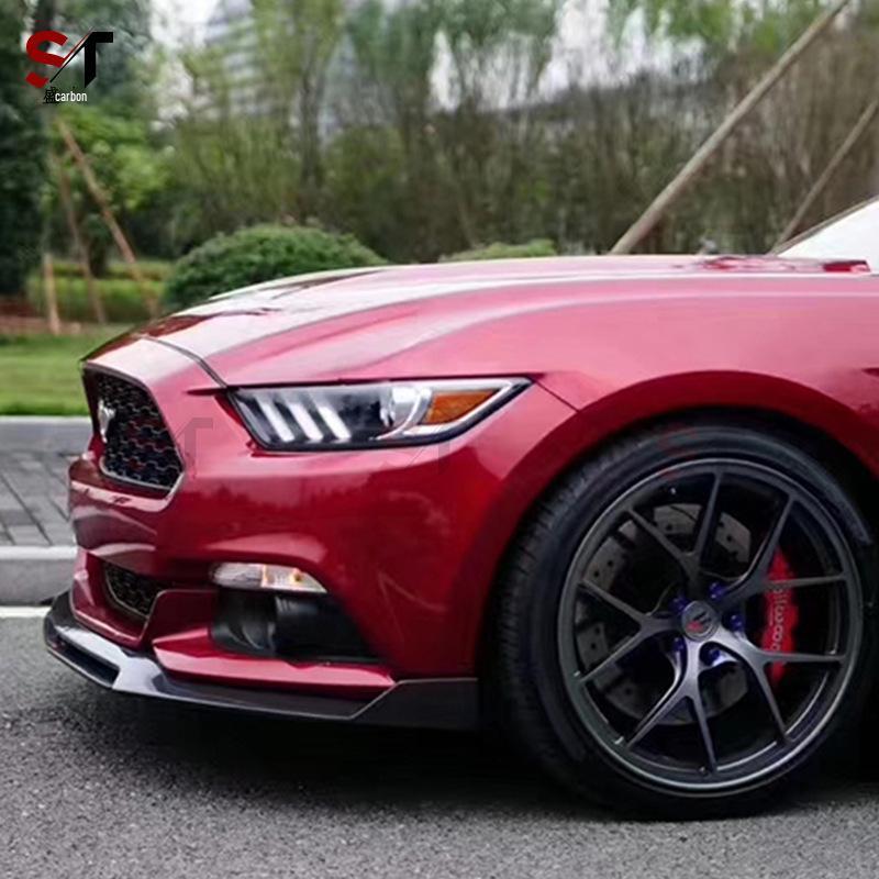 Carbon Fiber Front Lip Splitter for 2015-2017 Ford Mustang
