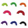 Reusable Mohawk Synthetic Wigs Adhesive Helmet Mohawk Wig Decorative Helmet Decorations  Ski Helmet