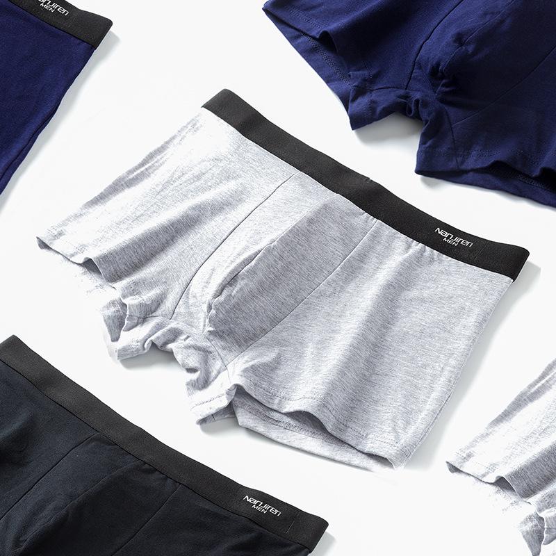 4 PZ Intimo da Uomo Cotone Taglia Grande Boxer Uomo Mutande Slip L-6XL