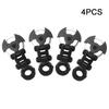 Alloy Magnet Stealth Invisible Car Shell Body Post Mount for Traxxas 1 10 RC Car (Black)