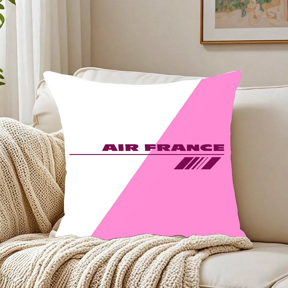 Air France Pillow Case Pattern Printed Pillowcase For Living Room Sofa Cushion Cover & Bedroom Decor