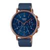 Men's Watch - MTP-E321RL-2AVDF (Blue Dial, Rose Gold Band)