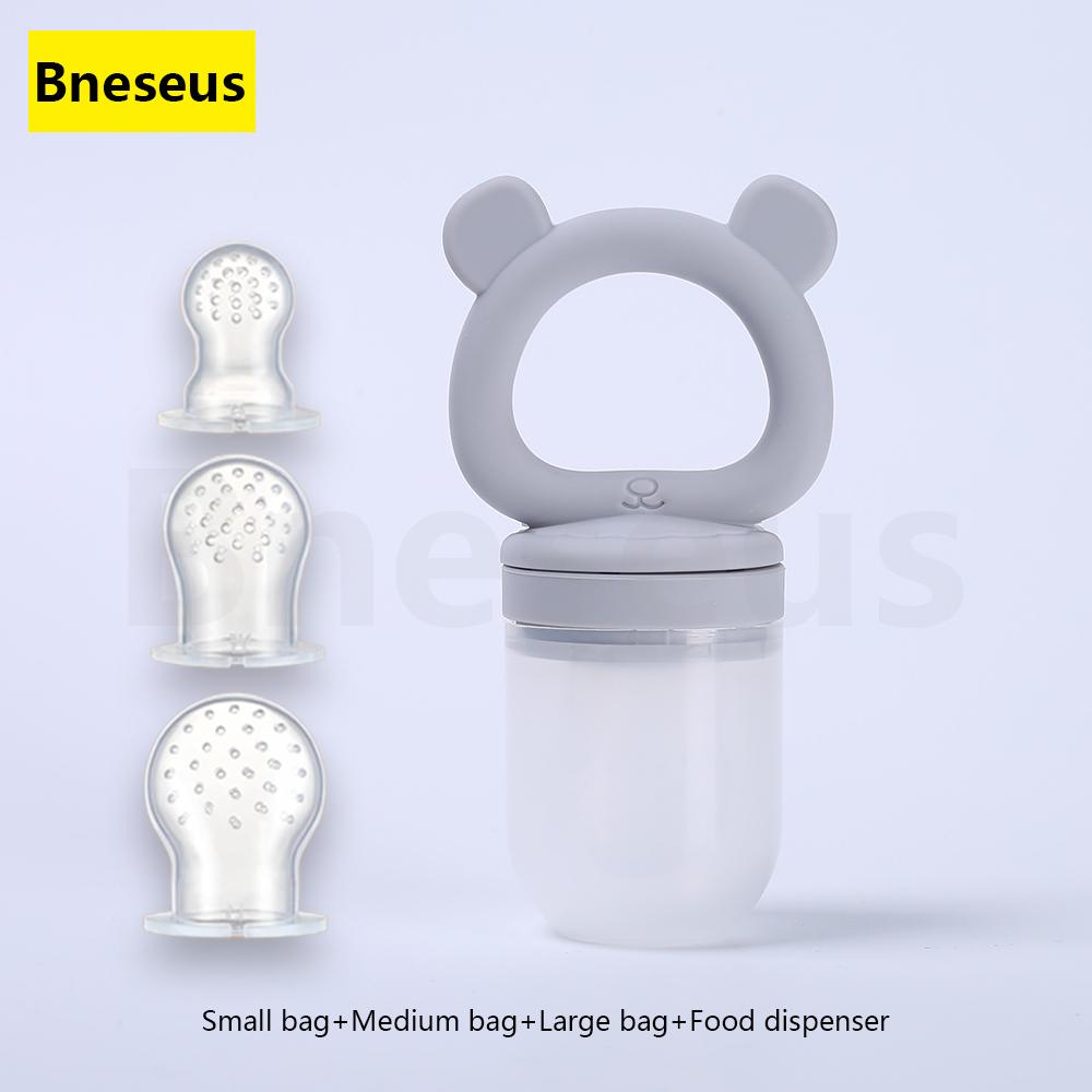 Non-Toxic Baby Food Processor Teether Pacifier Anti-Thumb-Sucking Molar Soothing Toy For Teething Discomfort & Mood Relief