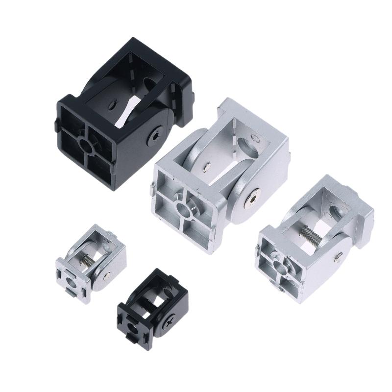 For 20 30 40 Series Aluminum Profiles 2020/3030/4040 Zinc Alloy Hinge Industrial Aluminum Adjustment Angle Connector